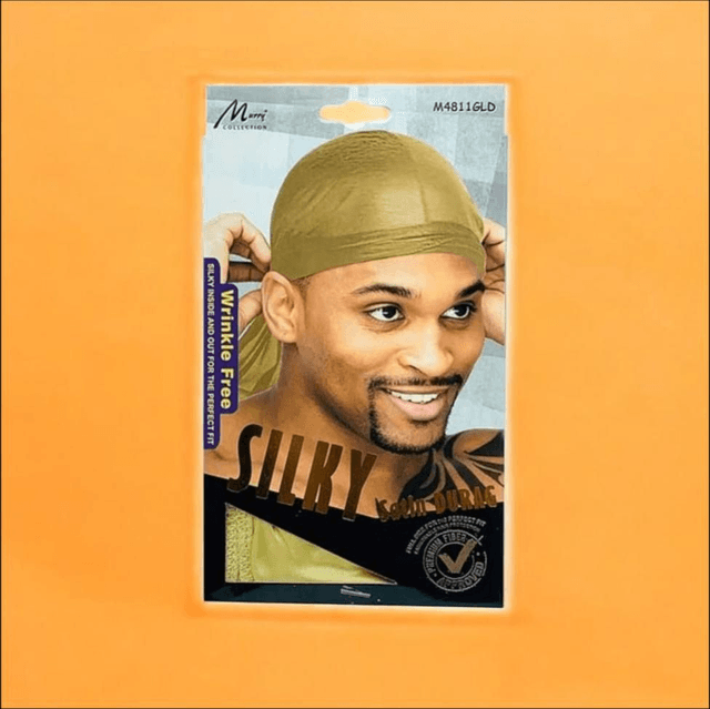 Murry Collection Silky Satin Durag – Gold | Hair Styling & Protection

