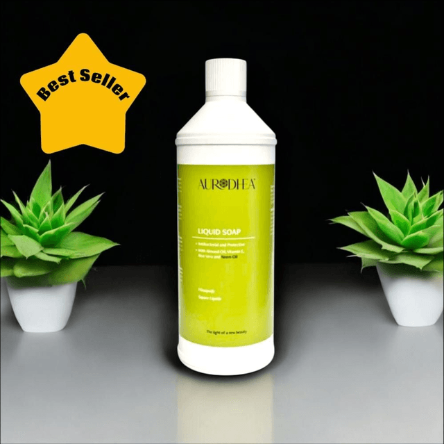 Aurodhea Liquid Soap Almond & Neem – 1000ML | Nourishing & Hygiene | Best Seller
