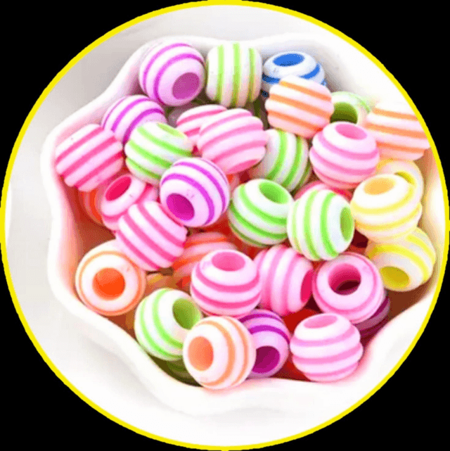 Pony Beads – 50pcs | Craft & Accessories

