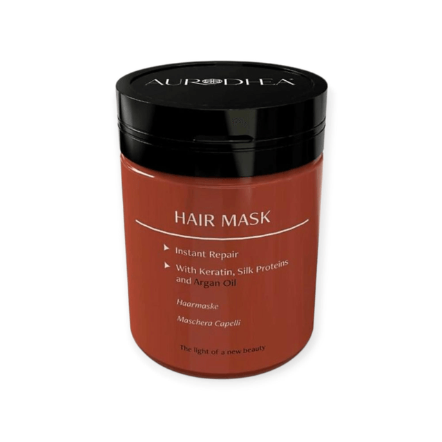 Aurodhea Instant Repair Hair Mask – Keratin, Silk Protein & Argan Oil 150ML | Nourishing & Smoothing
