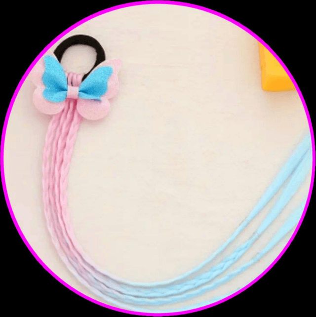 Teen Style Braiding Hair Ties – Soft, Strong & Colourful (4 pcs)



