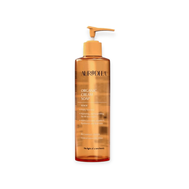 Aurodhea Organic Cream Soap – Peach 260ML | Nourishing & Hygiene
