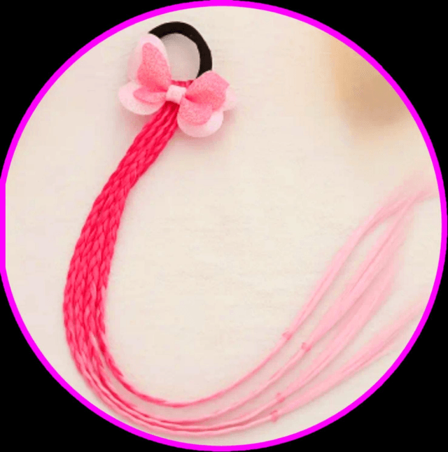Teen Style Braiding Hair Ties – Soft, Strong & Colourful (4 pcs)


