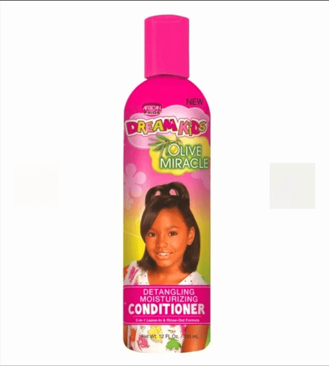 African Pride Dream Kids Olive Miracle Detangling Moisturizing Shampoo & Conditioner – 355ML Each | Haircare | Best Seller
