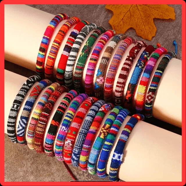 Handwoven Multicolor Friendship Bracelets – Adjustable & Stylish | Accessories
