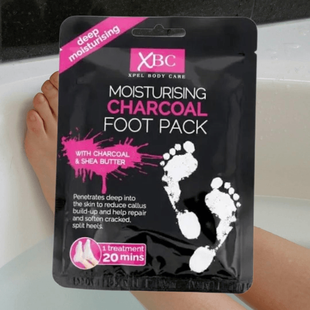 XBC Xpel Body Care Moisturising Charcoal Foot Pack | Foot Care & Moisturising

