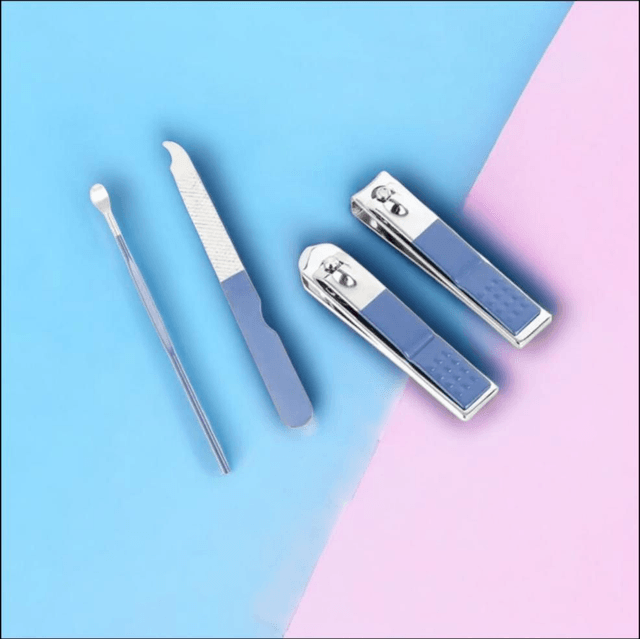 Nail Clippers Set for Manicure and Pedicure with Storage Bag - 4PCS | Personal Care & Tool

