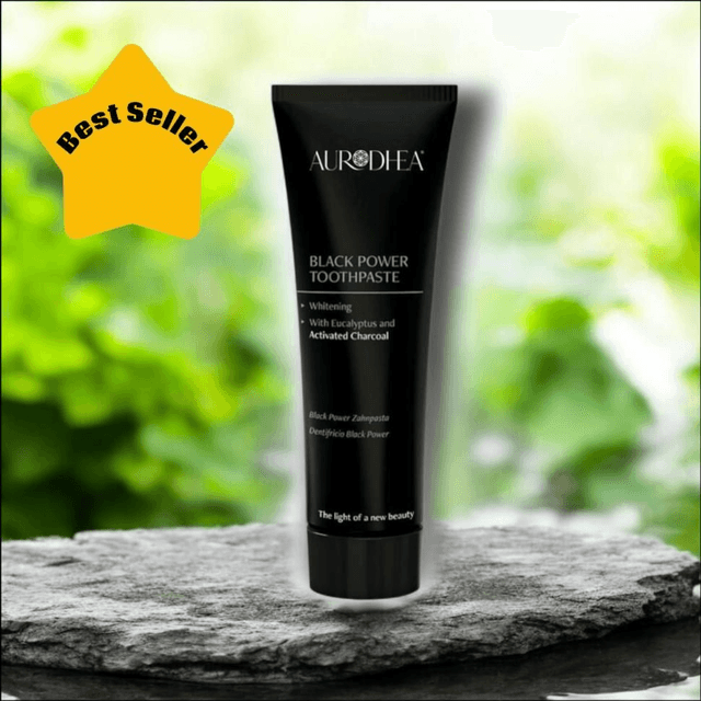 Aurodhea Black Power Toothpaste | Whitening & Fresh Breath – Best Seller
