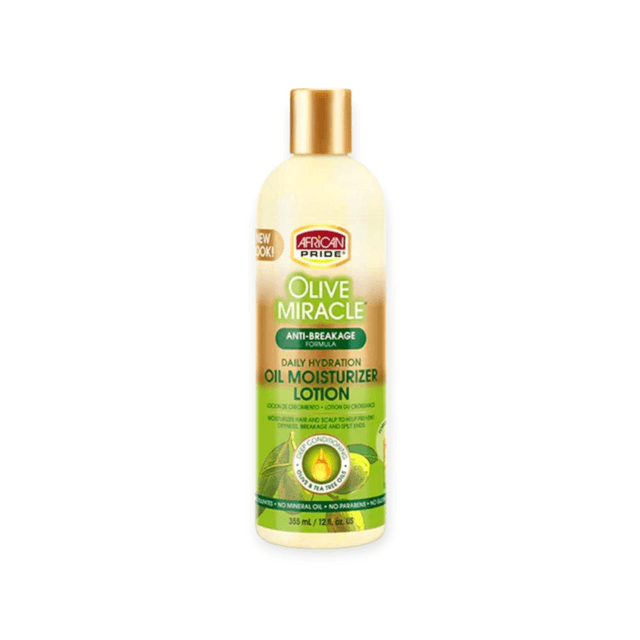 African Pride Olive Miracle Daily Hydration Oil Moisturizer Lotion – 355ML | Haircare & Moisturiser
