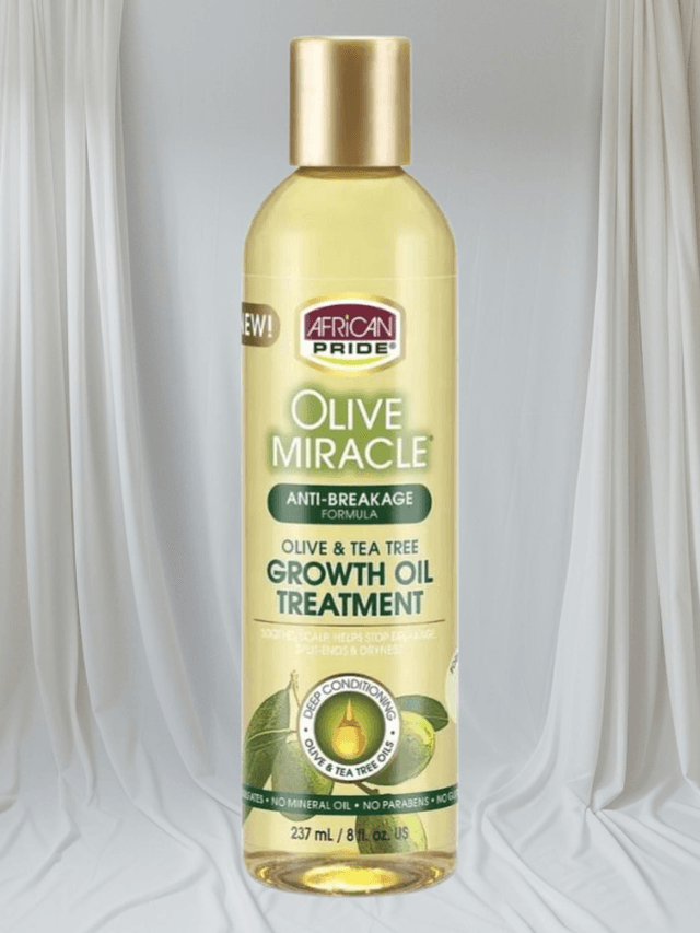 African Pride Olive & Tea Tree Growth Oil Treatment – 8oz | Haircare & Oil
