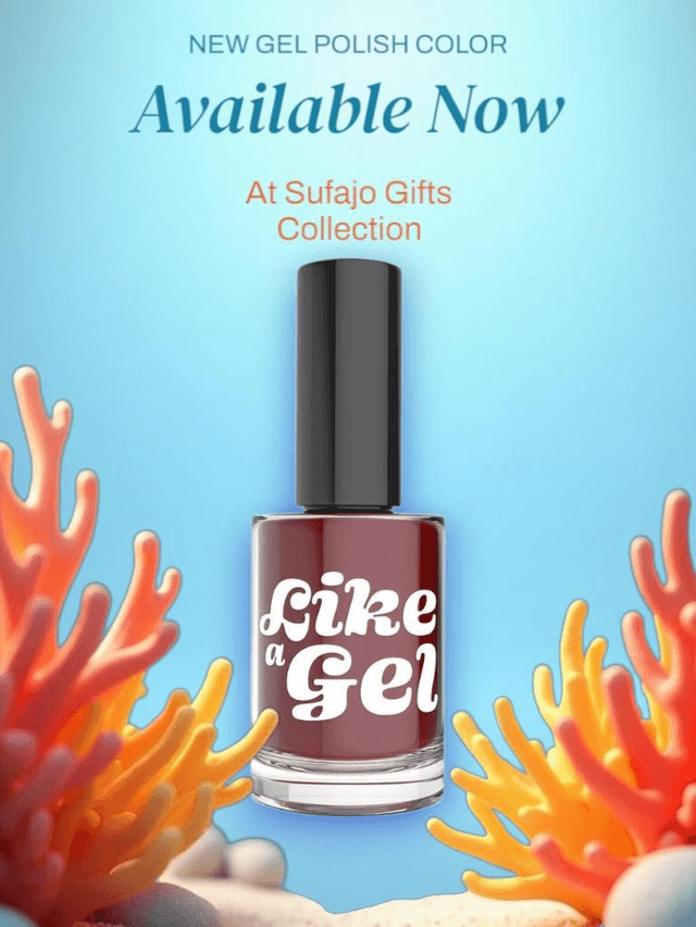 Like a Gel Nail Polish – Brick Red 10ML | Beauty &amp; Fashion


