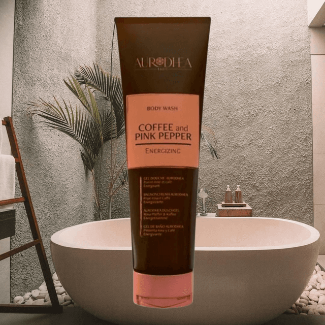 Aurodhea Coffee &amp; Pink Pepper Body Wash – 250ML | Energizing &amp; Refreshing
