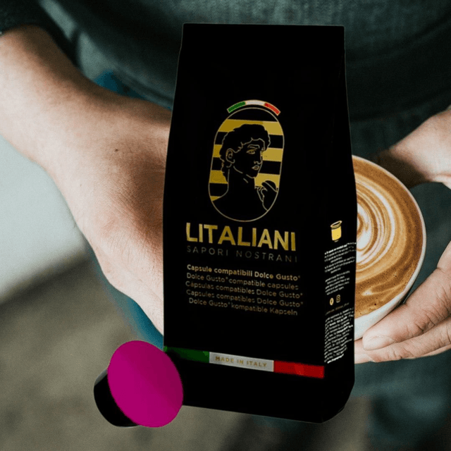 LITALIANI Dolce Gusto Compatible Cappuccino – 10PCS | Beverage &amp; Coffee Capsules



