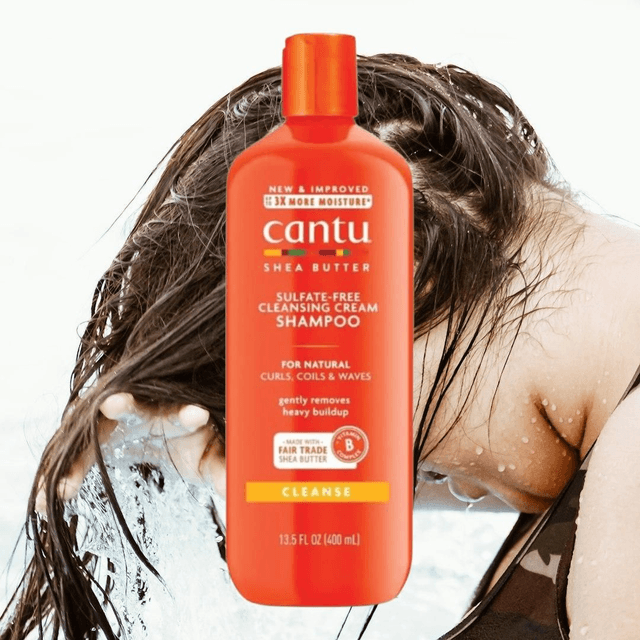 Cantu Shea Butter for Natural Hair Cleansing Cream Shampoo – 13.5oz | Natural Haircare &amp; Hydration 