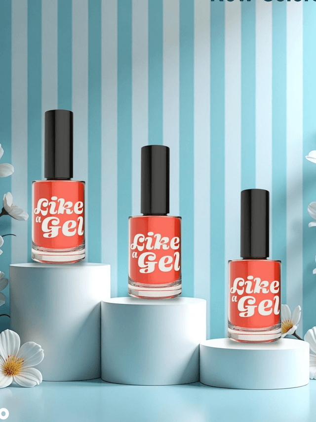 Like a Gel Nail Polish – Coral 10ML | Beauty &amp; Fashion

