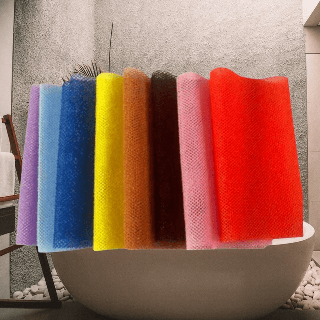Exfoliating Bath Net Sponge Towel – Back Scrubber | Bath &amp; Body 