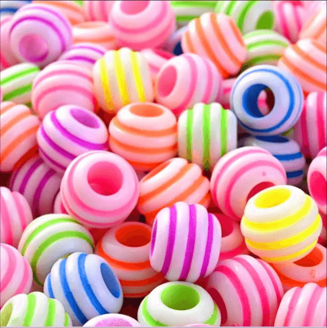 Pony Beads – 50pcs | Craft &amp; Accessories

