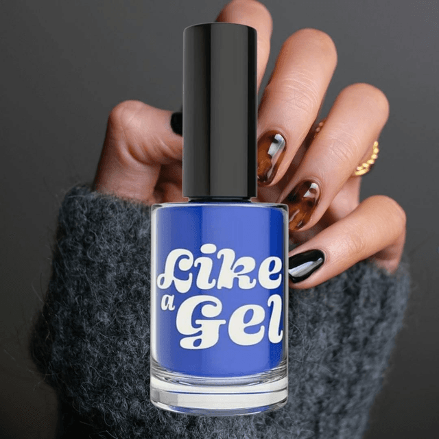 Like a Gel Nail Polish – Electric Blue 10ML | Beauty &amp; Fashion

