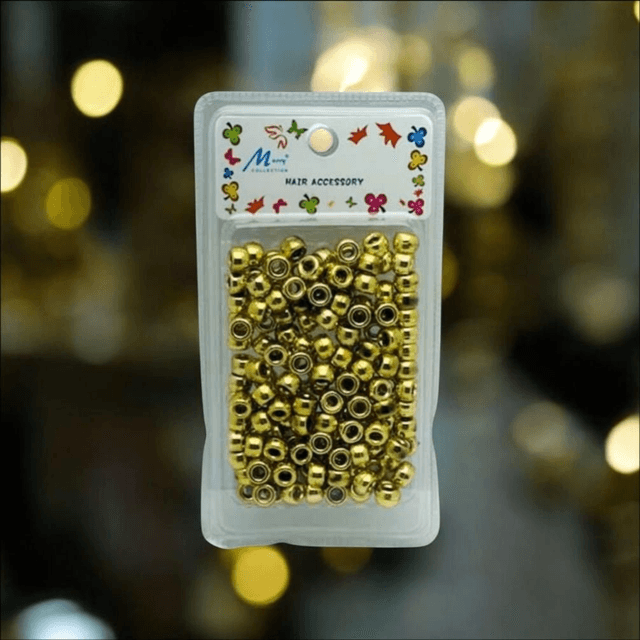 Murry Collection Hair Accessory Beads – 200g Gold | Styling Beads

