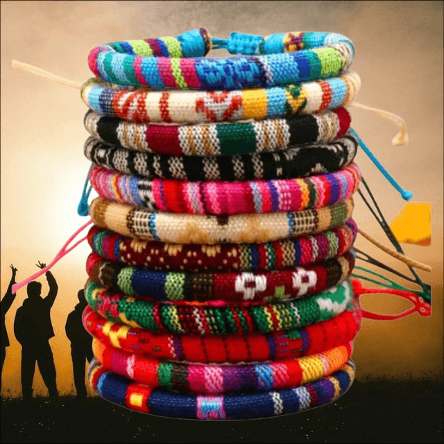 Handwoven Multicolor Friendship Bracelets – Adjustable &amp; Stylish | Accessories
