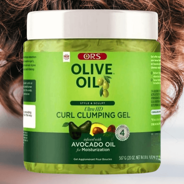 ORS Olive Oil Ultra HD Curl Clumping Gel – 567g | Smoothing Gel &amp; Shine

